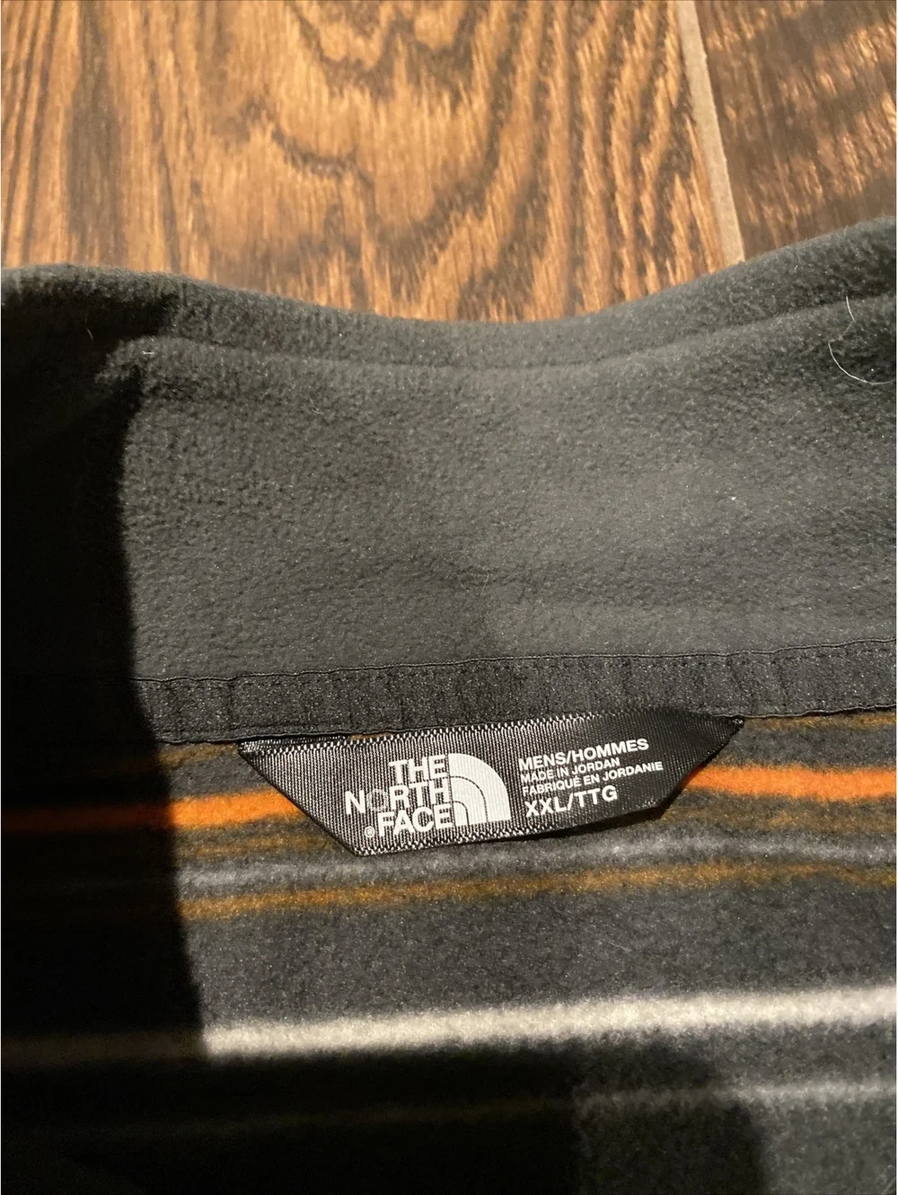 The North Face sz 2XL Fleece Quarter ZIP Pull Over Striped Men’s